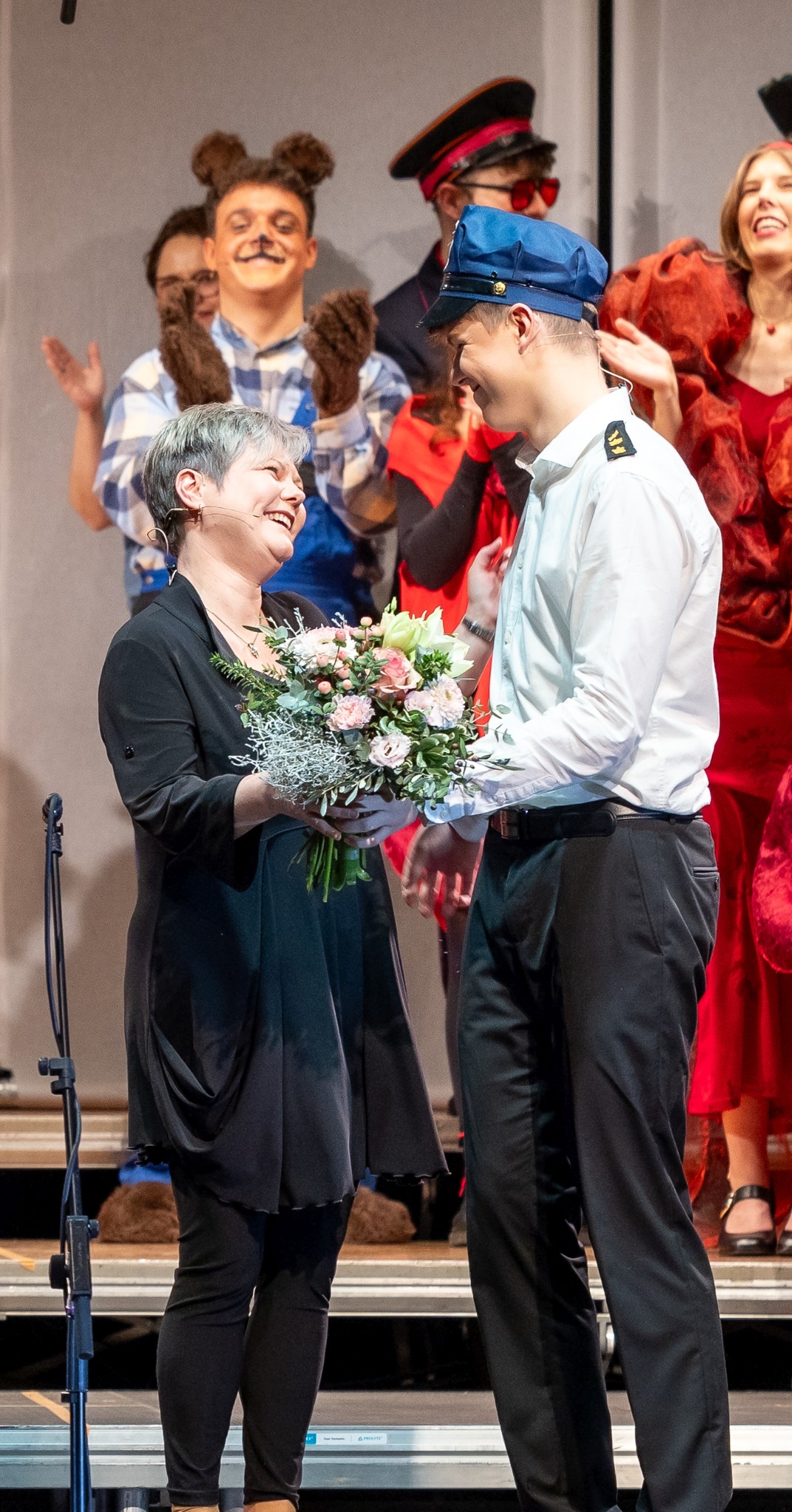 Heike Weis auf der Bühne
