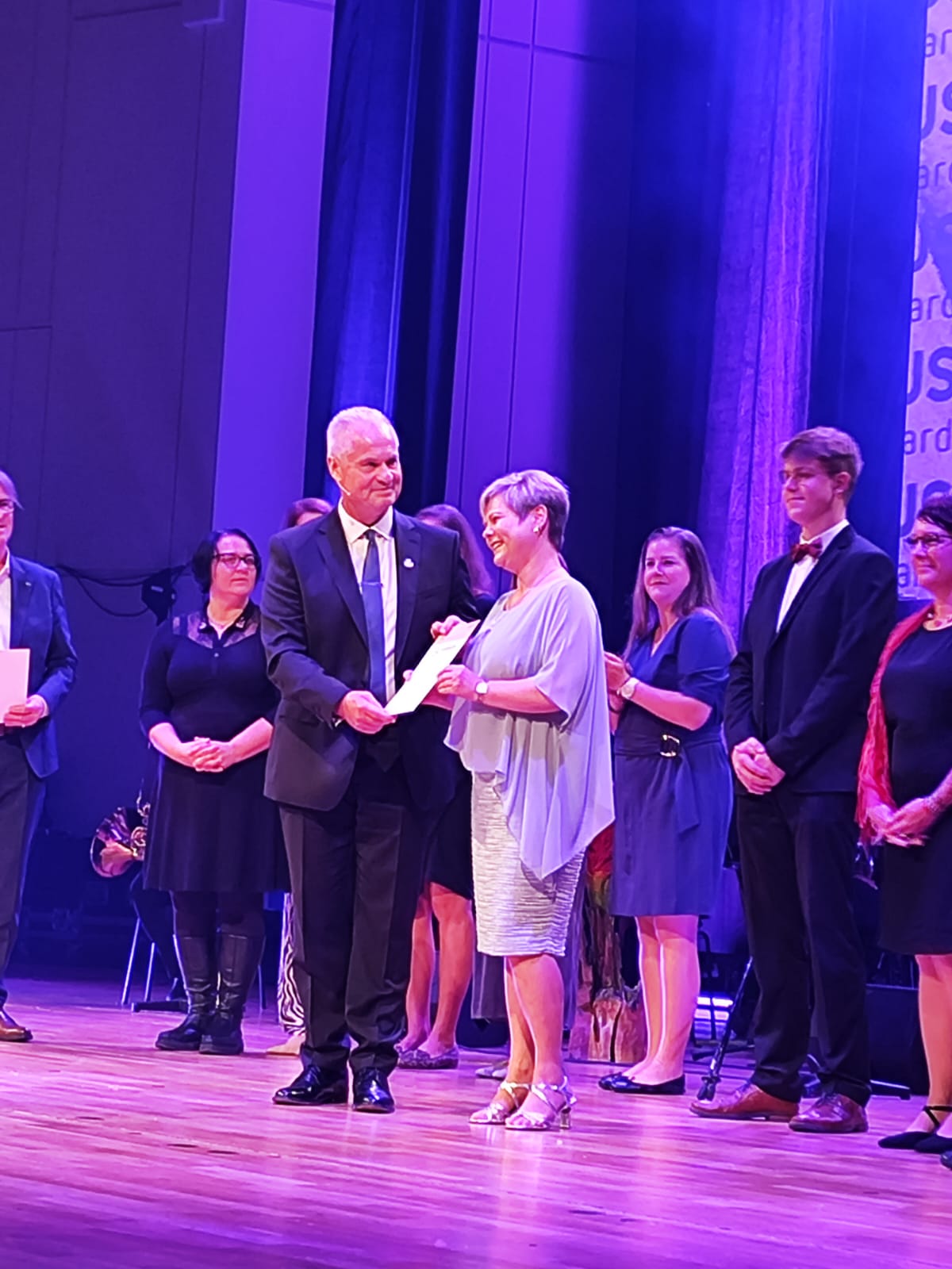 Preisverleihung beim NUSSBAUM Award 2024